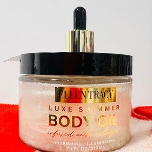Ellen Tracy Luxe Shimmer Body Oil Infused With Collagen